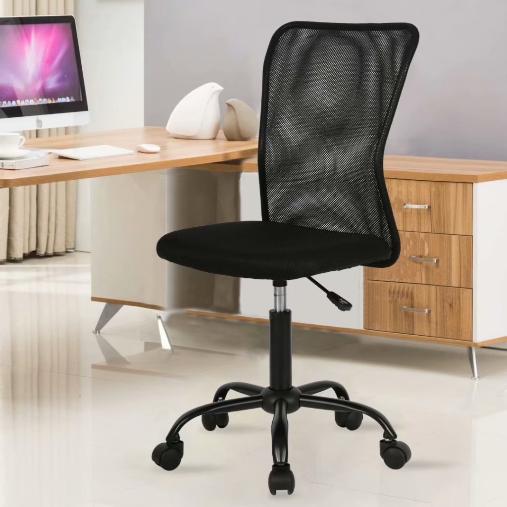 Rolling Desk Chair – Comfortable Adjustable Office Chair for Work 1 image 2 Home Daily Fix