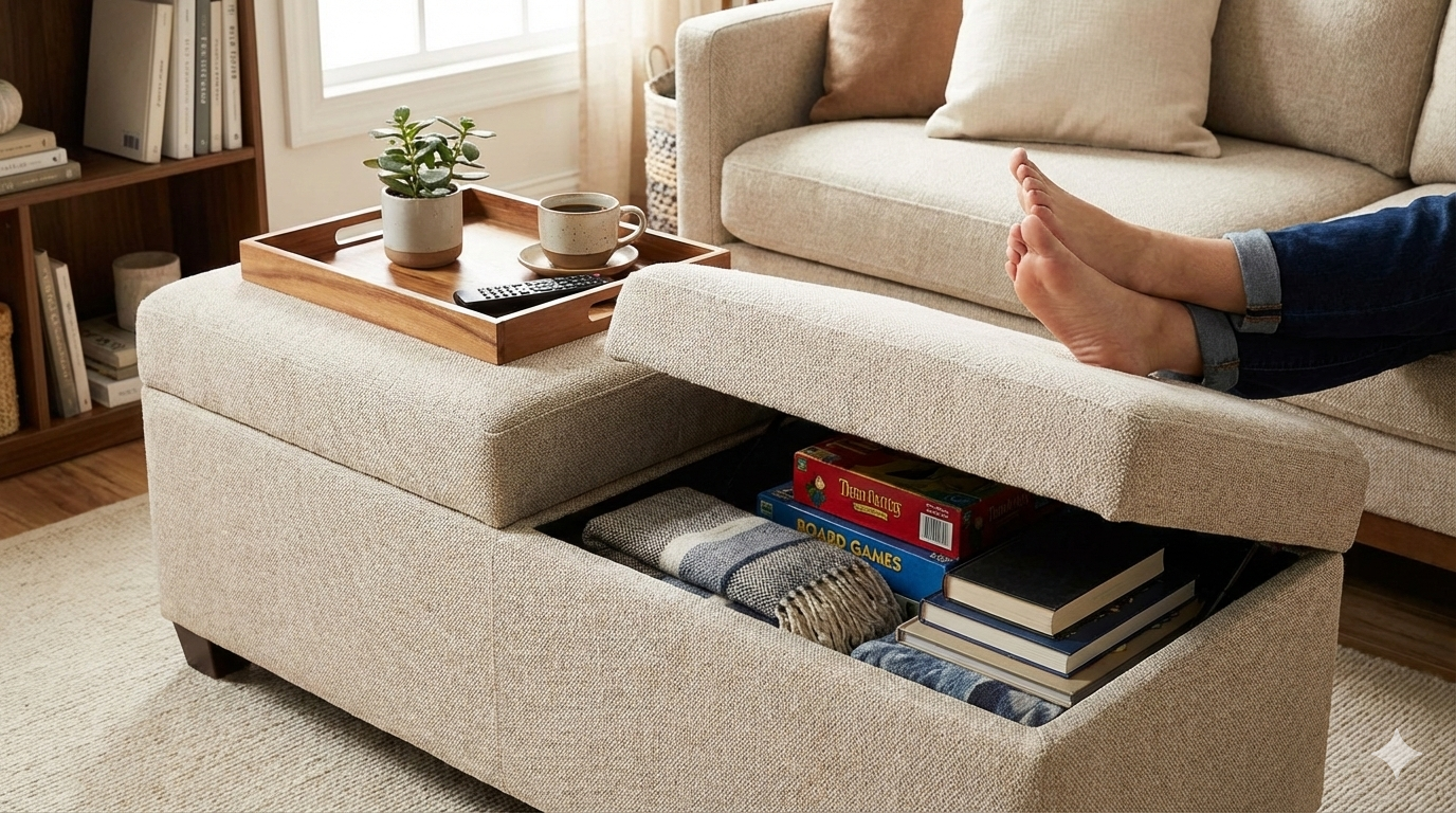 Multifunctional Storage Ottoman: 7 Amazing Ways to Maximize Space (Proven Guide) 1 Gemini Generated Image jpz7z9jpz7z9jpz7 Home Daily Fix