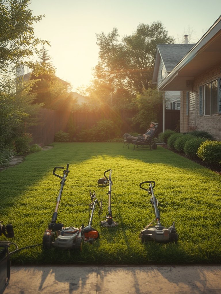 battery powered lawn equipment - Illustration 3