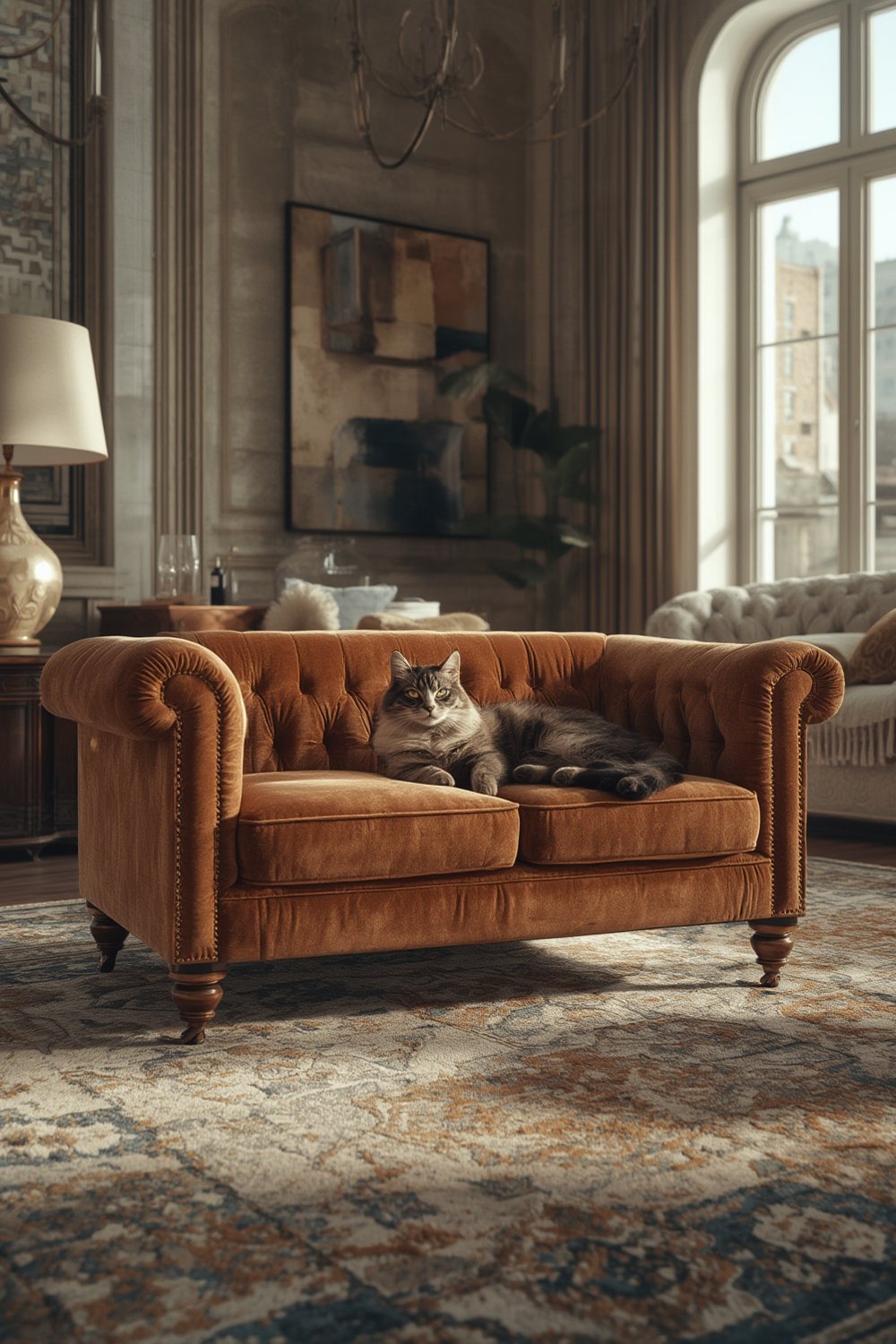 cat sofa miniature furniture - Illustration 1