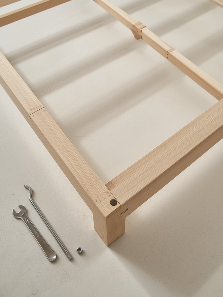 floor level bed frame - Illustration 2