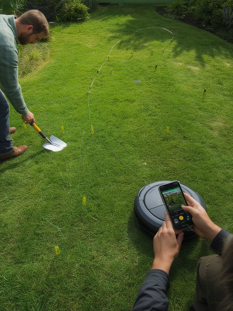 robotic lawn mower installation - Illustration 2