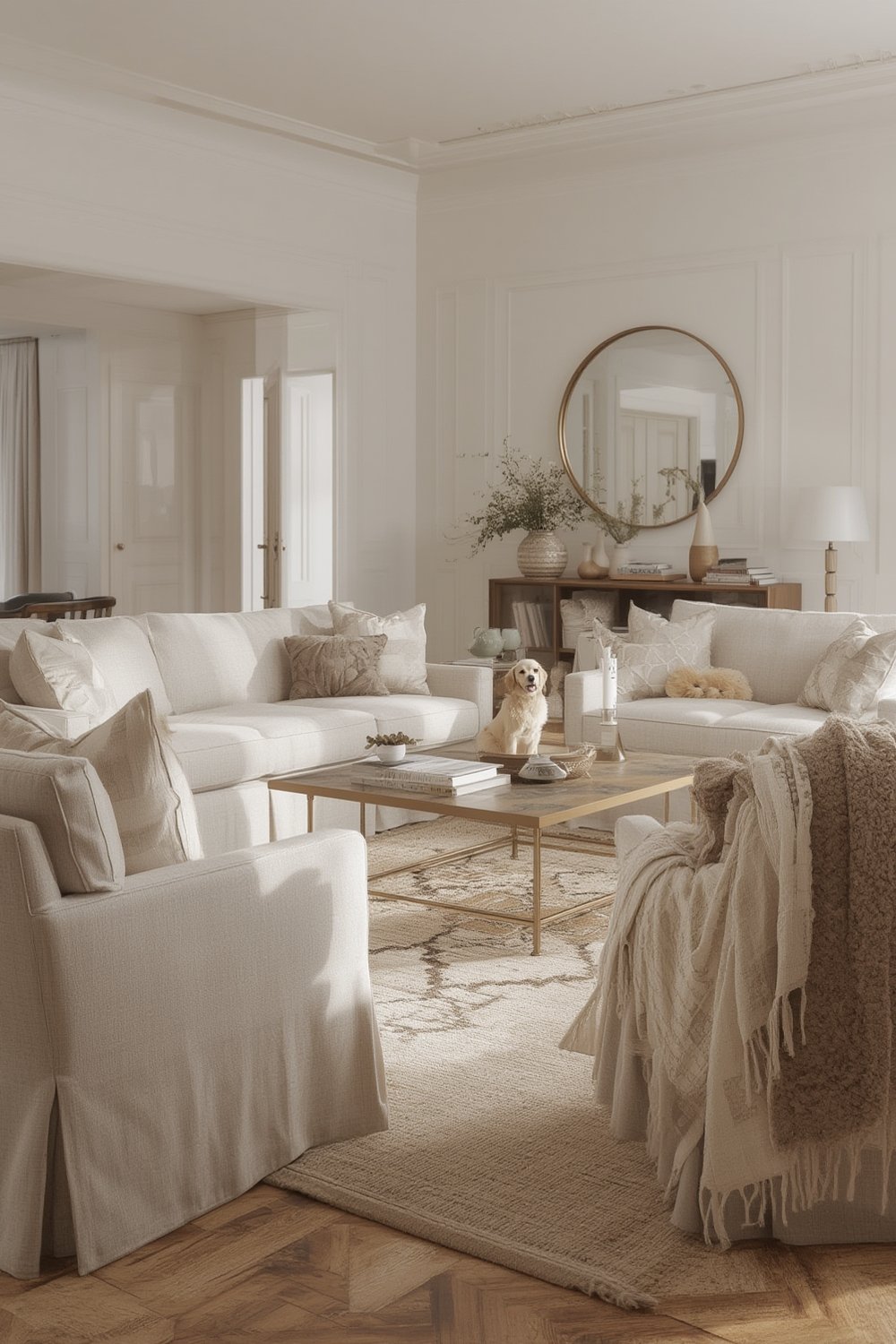 skirted upholstered furniture - Illustration 1