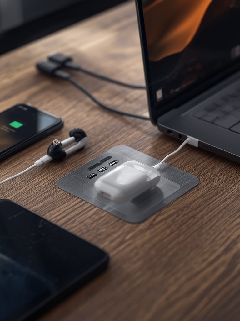 smart furniture with USB - Illustration 2