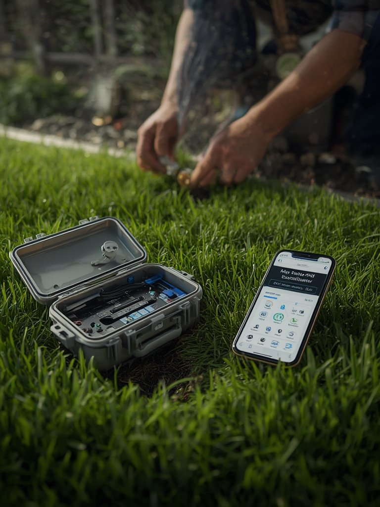 smart irrigation system - Illustration 2