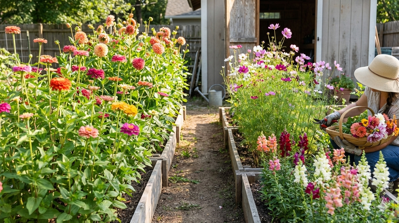 Cut Flower Garden Design: 5 Best Ways to Create a Proven Cutting Garden 1 Gemini Generated Image 8f92hi8f92hi8f92 Home Daily Fix