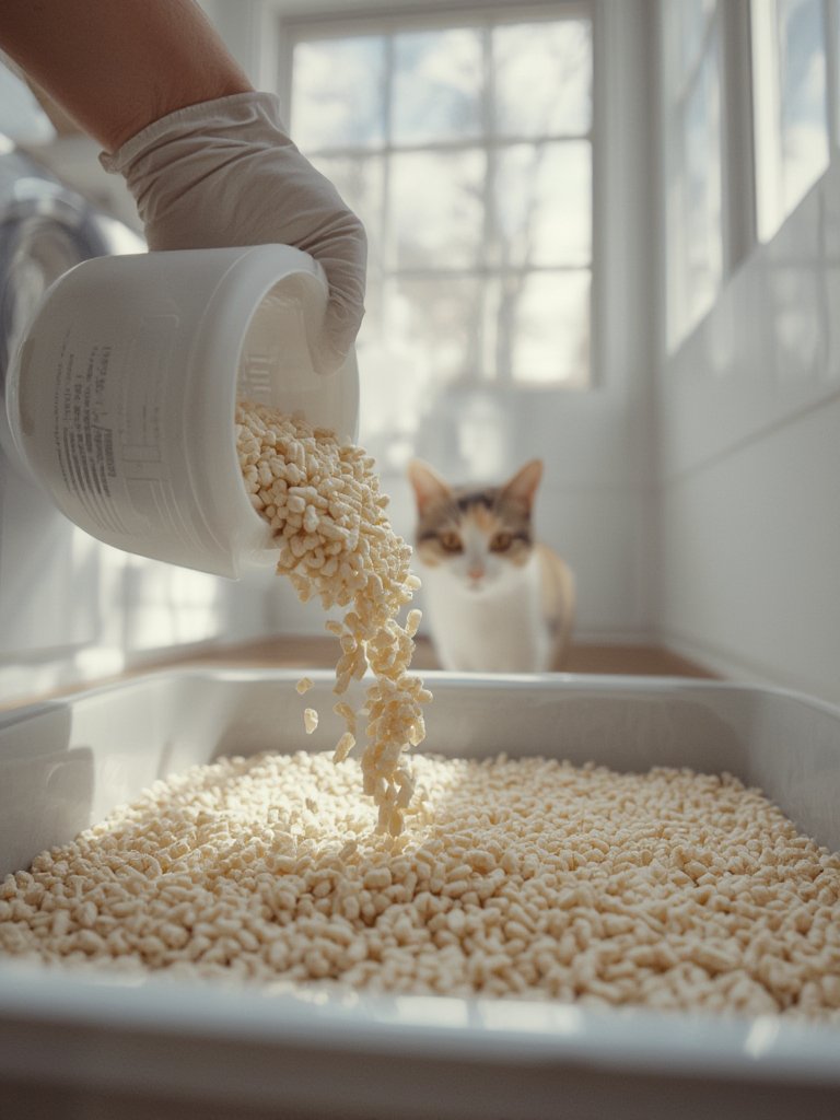 breeze litter in action