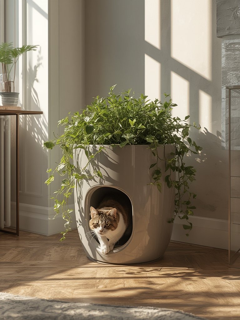 litter planter in action