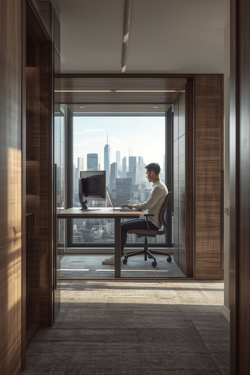 home office murphy desk - Illustration 1