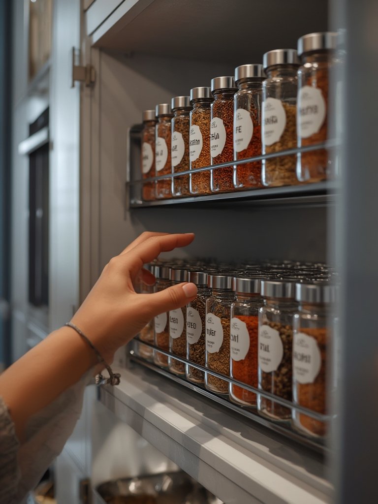 spice rack in action