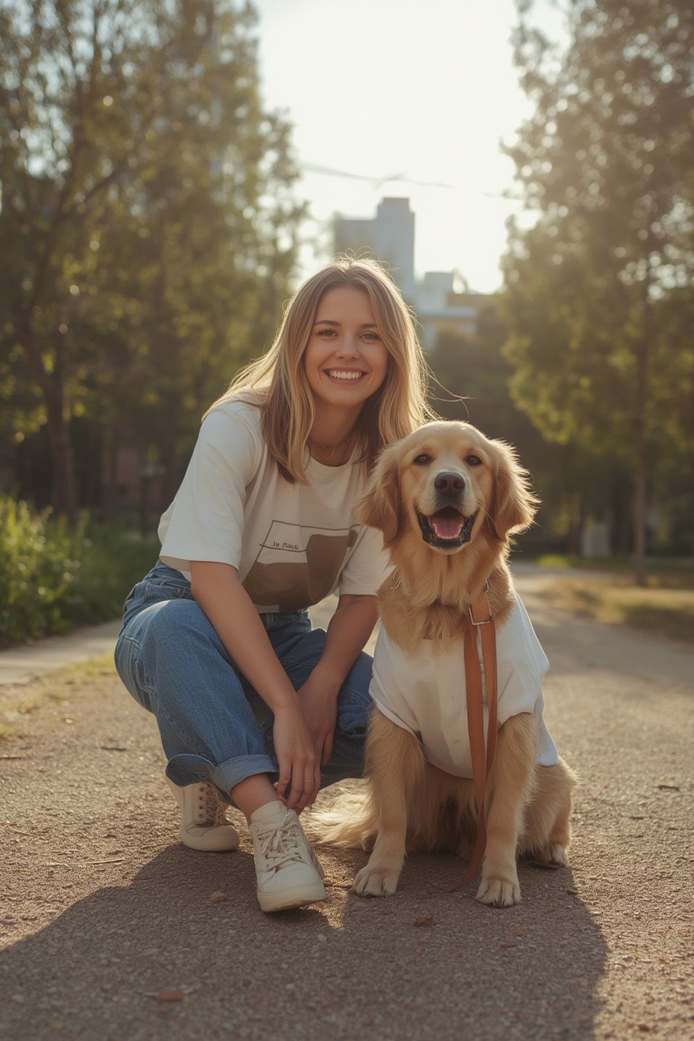 matching pet owner outfits - Illustration 1