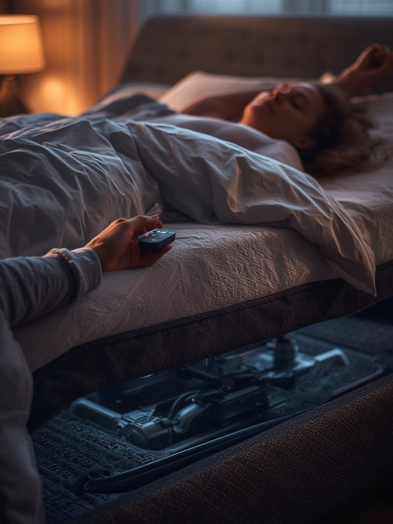 adjustable base in action