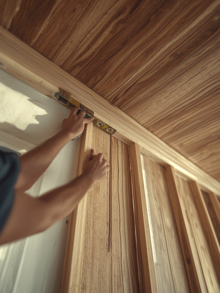 wood drenching walls ceiling - Illustration 2