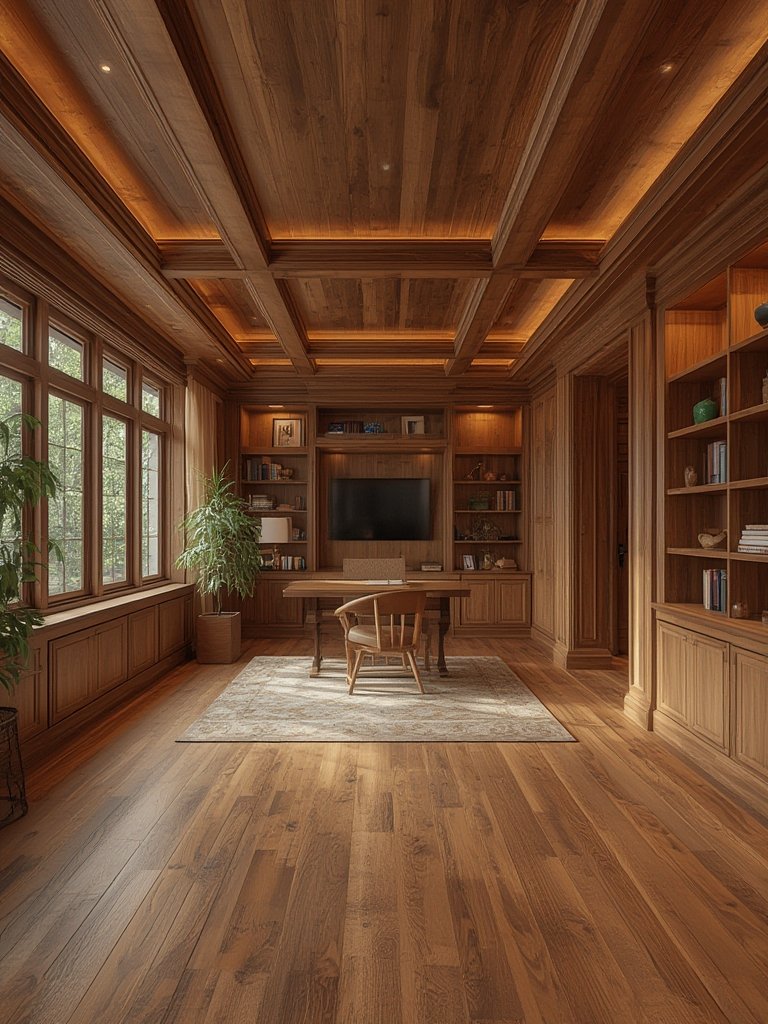 wood drenching walls ceiling - Illustration 3