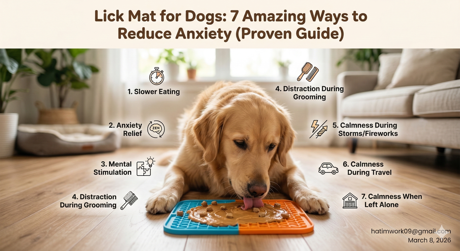 Lick Mat for Dogs: 7 Amazing Ways to Reduce Anxiety 1 Gemini Generated Image knuyt9knuyt9knuy scaled Home Daily Fix