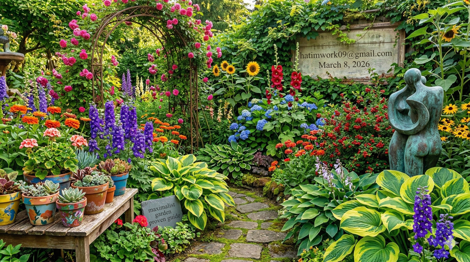 Maximalist Garden Design: 10 Best Ways To Build A Lush Biodiverse Garden 1 Gemini Generated Image nyjfpinyjfpinyjf scaled Home Daily Fix