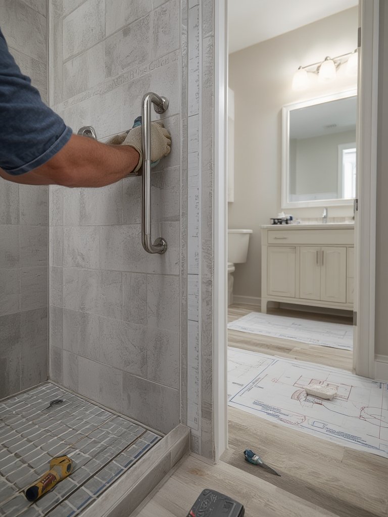 aging in place bathroom remodel - Illustration 2