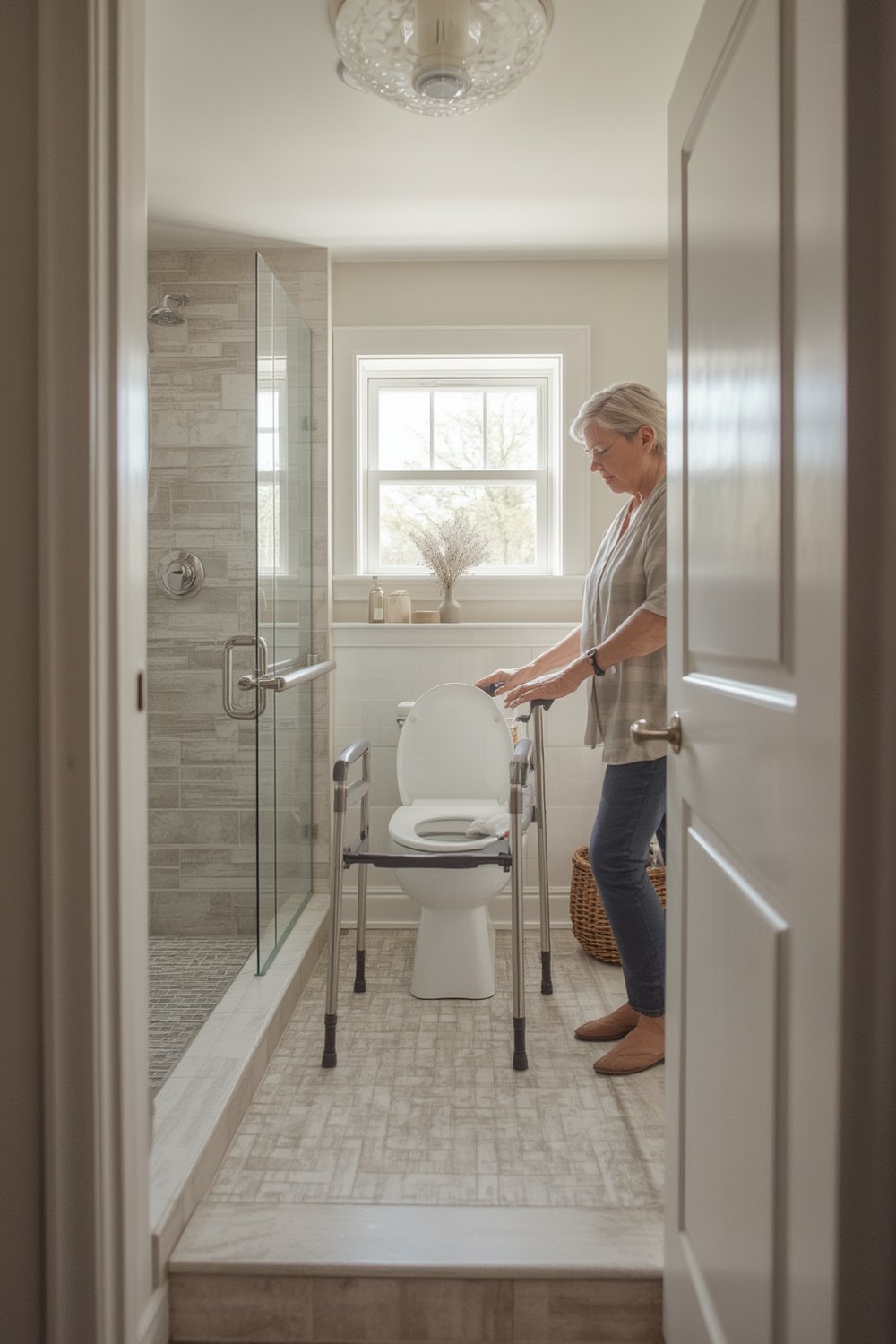 aging in place bathroom remodel - Illustration 1