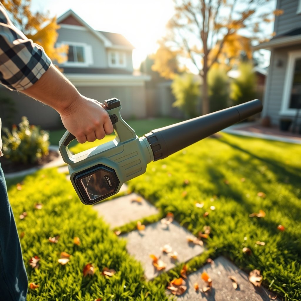 cordless blower product view