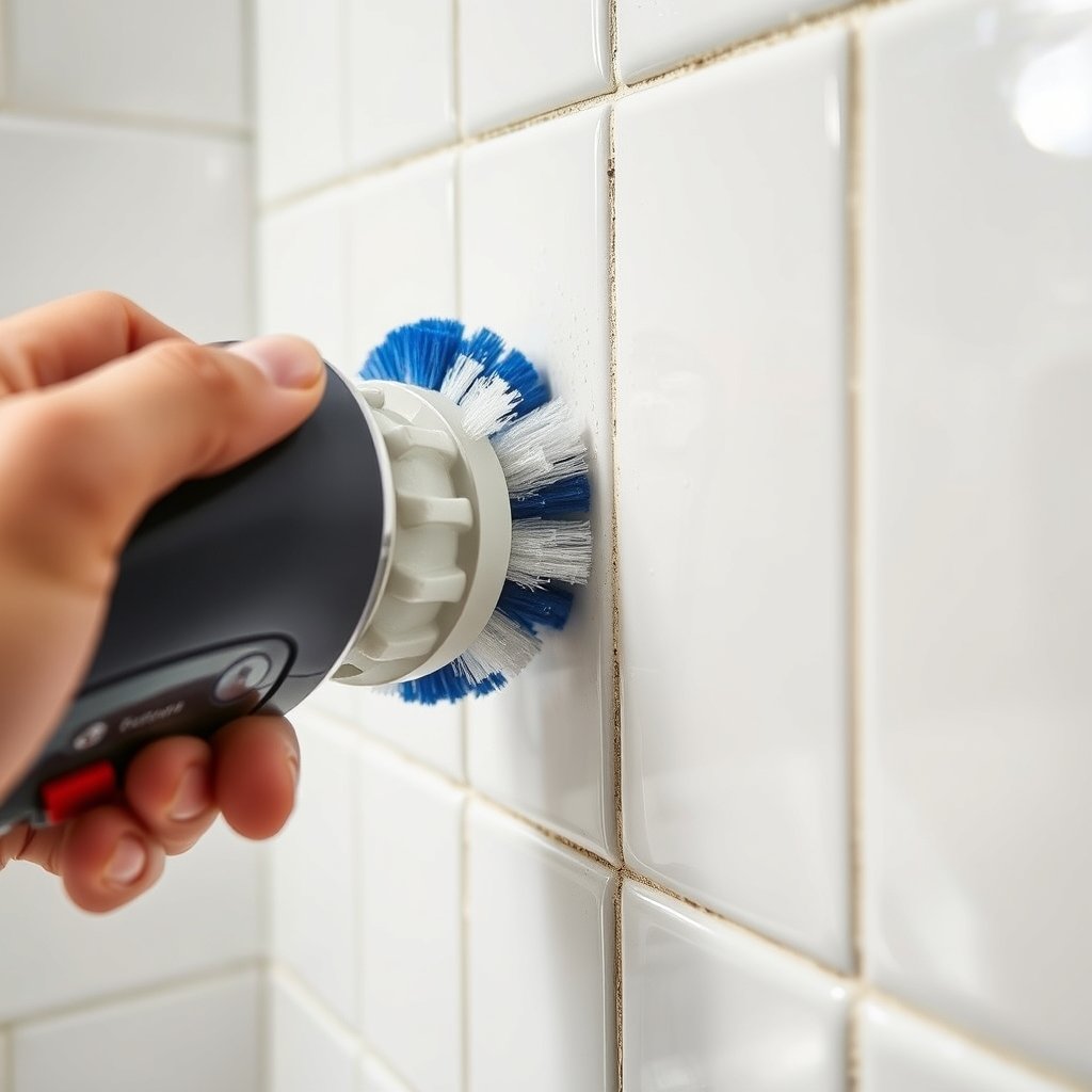 power scrubber in action