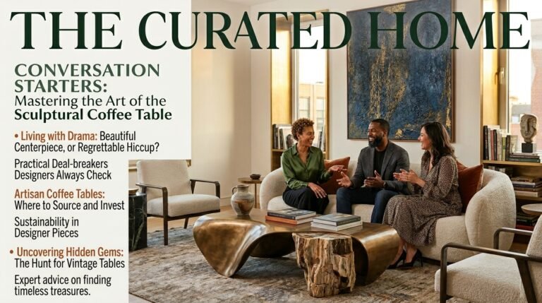 Statement Coffee Table Sculptural: How To Choose in 2026 13 he kind of 202603190221 Home Daily Fix