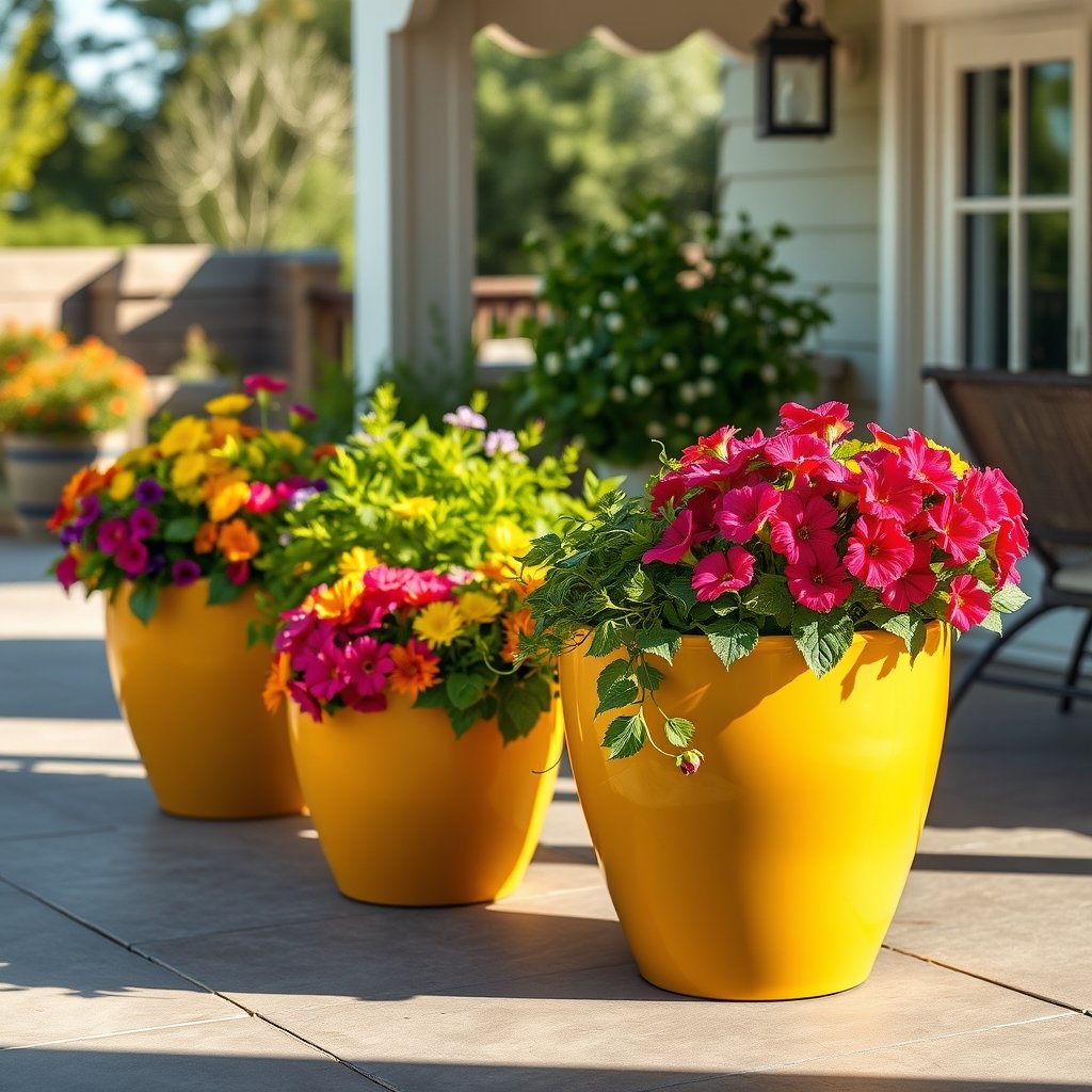 resin planters product view