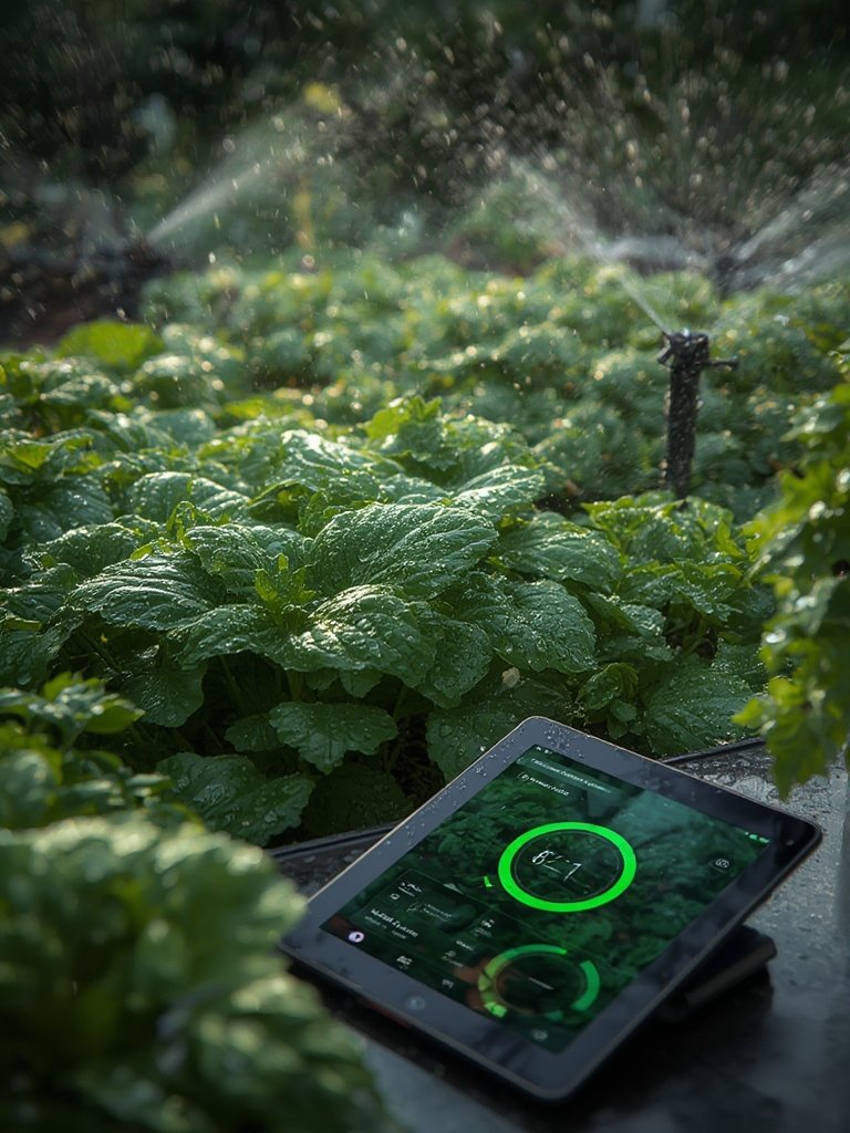 wifi irrigation in action