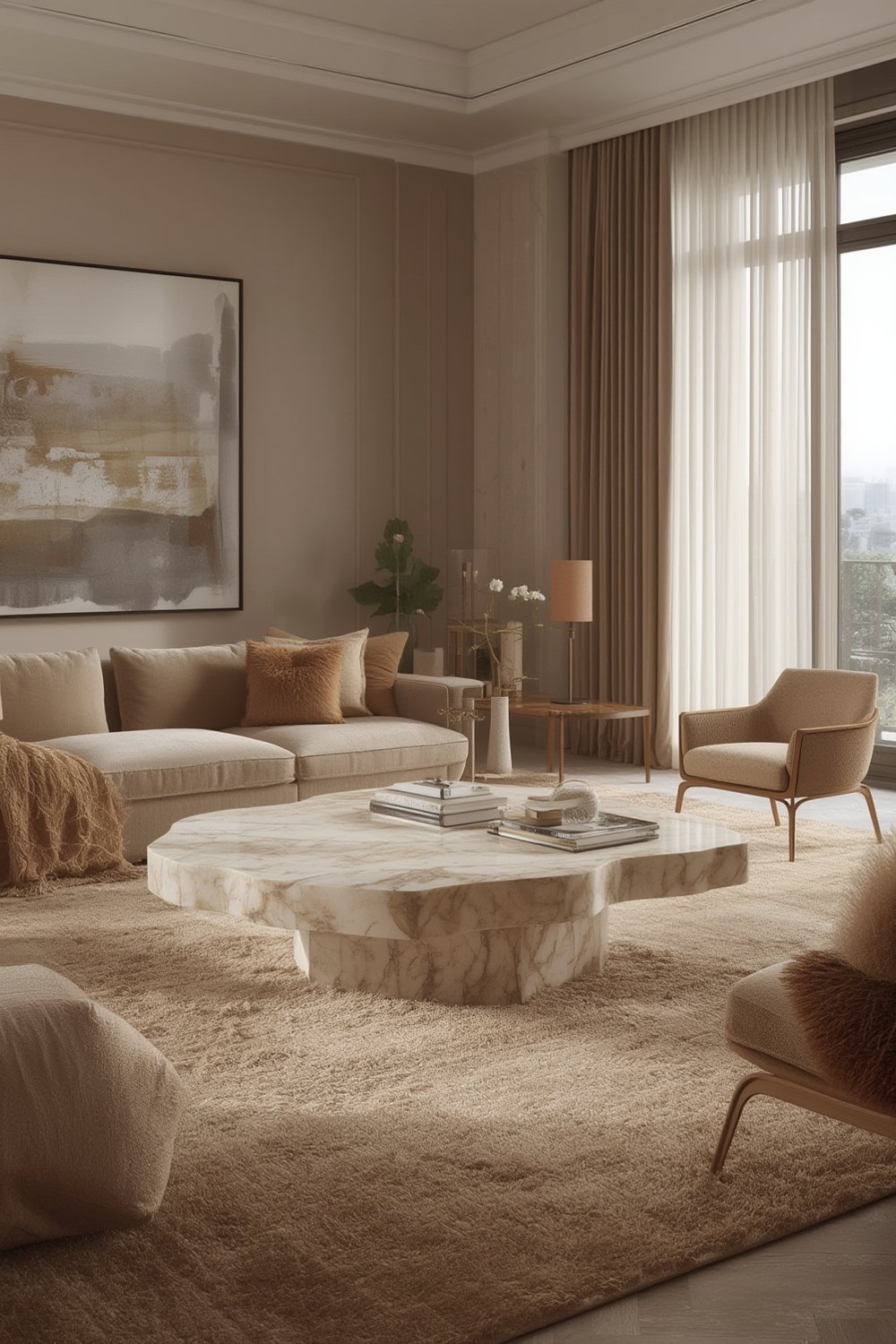 statement coffee table sculptural